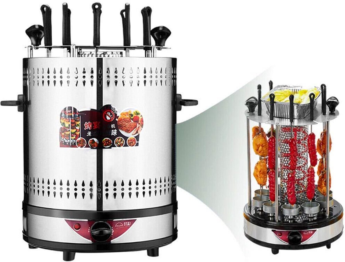Verticale Elektrische Tafelgrill met 10 Gyrospiesen 360 Graden Rotatie