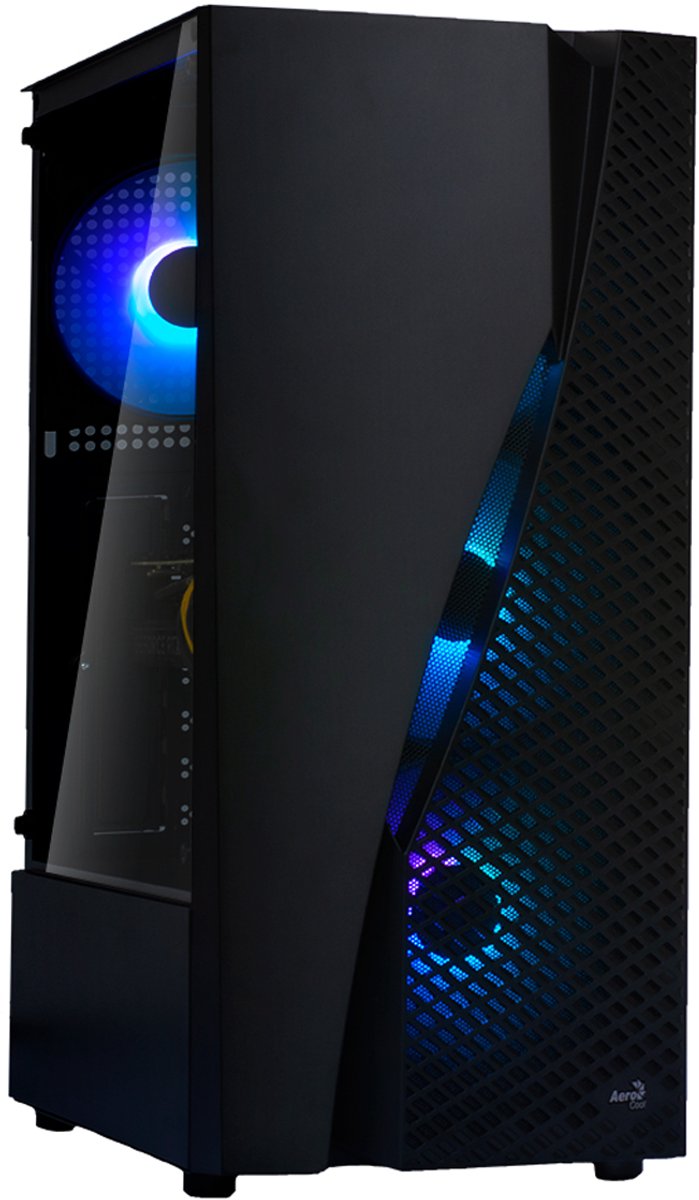 AMD Ryzen 7 8700 High-End Game PC Waterkoeling - Nvidia GeForce RTX5060 8GB - 32GB DDR5 – 1TB SSD - WiFi 6E/Bluetooth 5.3/LAN 2.5Gbps - Gamer C3 Black RGB