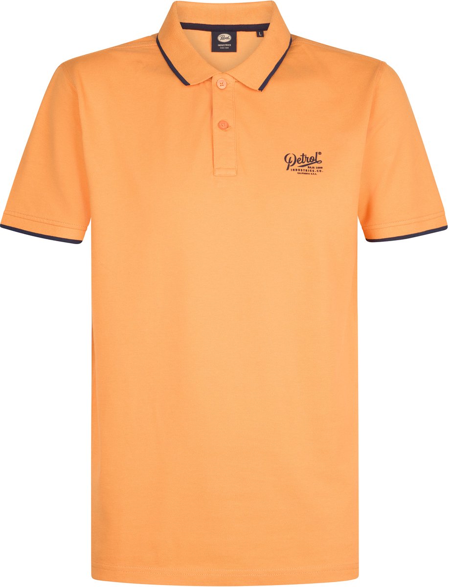 Petrol Industries - Heren Klassieke polo - Oranje Shirt - WK Voetbal Kleding - Oranje - Maat XL