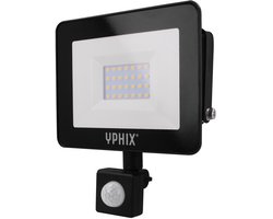 YPHIX LED Schijnwerper met bewegingsmelder Pro 50W 4000K IP44 - Buitenlamp met bewegingssensor