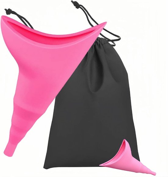 Portable Urinal voor Vrouwen - Geen Overloop - Herbruikbare Pee Funnel ...