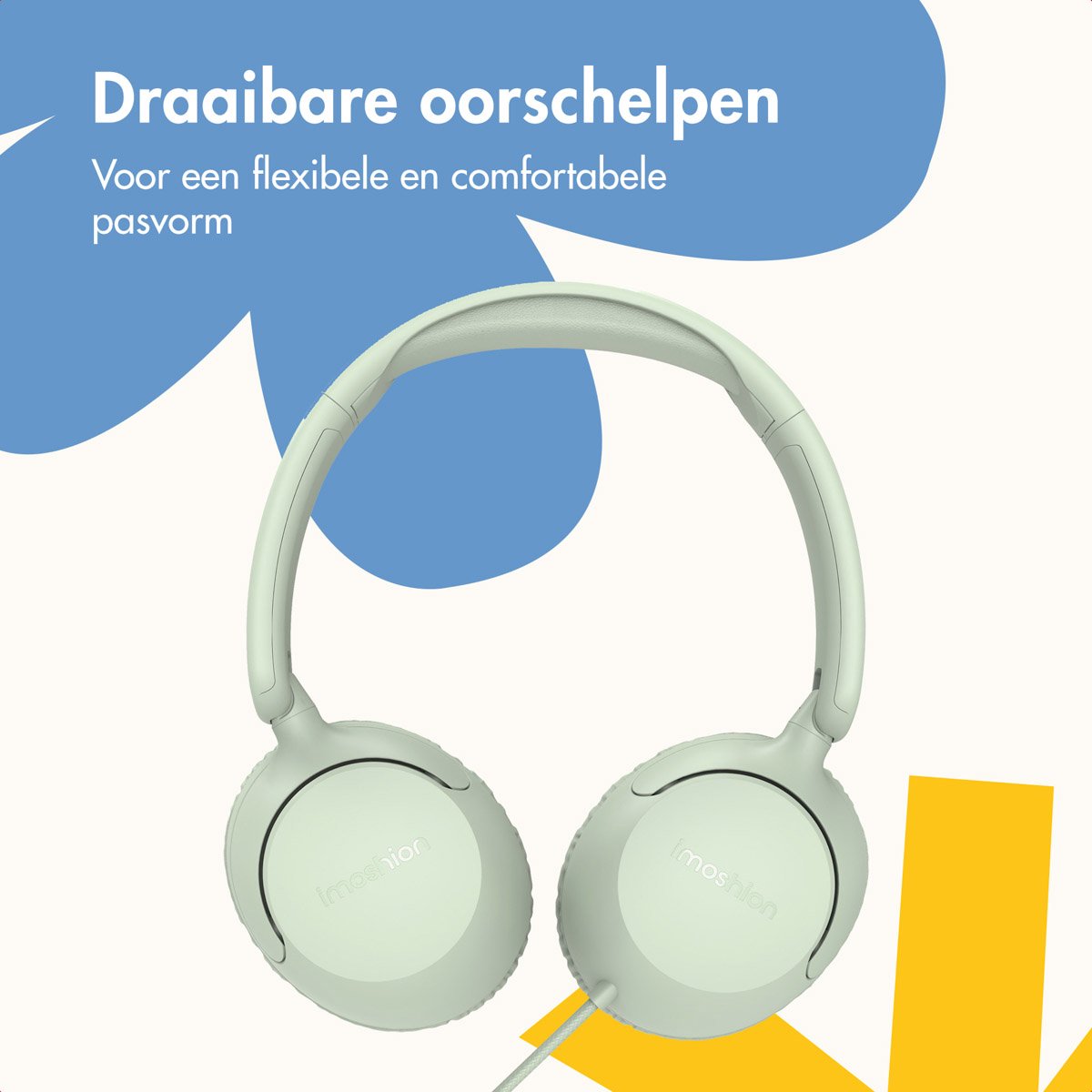 imoshion Kinder Koptelefoon met Draad - Met Decibelbegrenzer en Stickervellen - Koptelefoon Kinderen met AUX Kabel — afbeelding 10