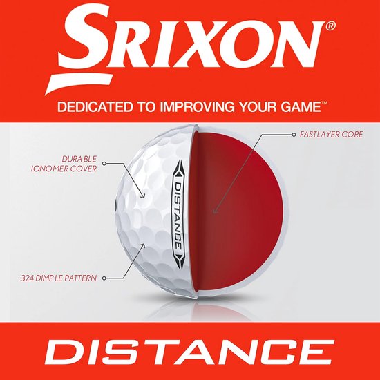 Golfballen Dozijn - Afstand ballen - Lange Afstand Slagen - Hoge Snelheid Responsief - 12 Stuks - Wit — afbeelding 4