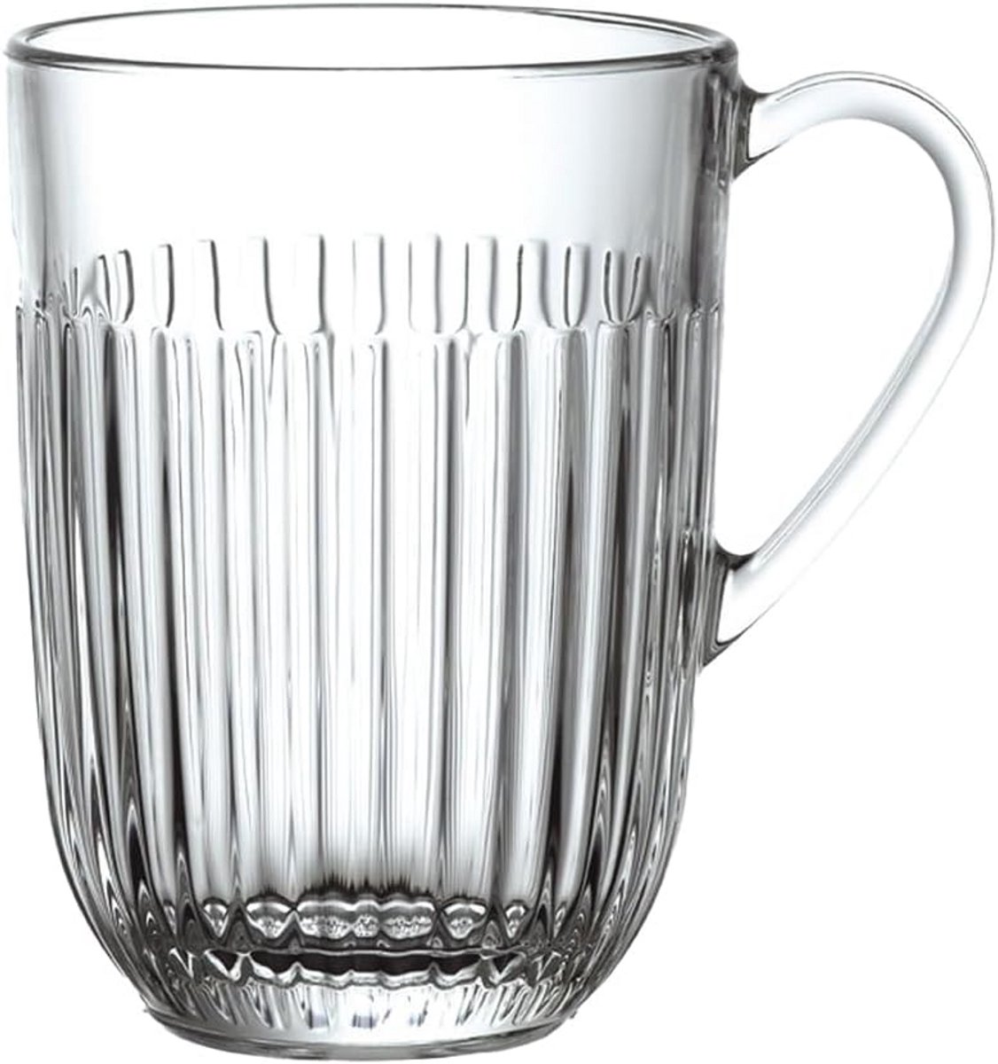 Set van 6 Koffiemokken Hoge Kwalliteit Glas 400 ml