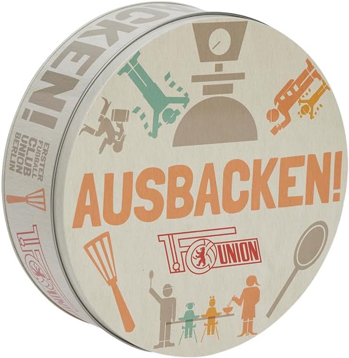 Koekjesblik met uitsteekvorm - koekjesdoos en koekjessnijder