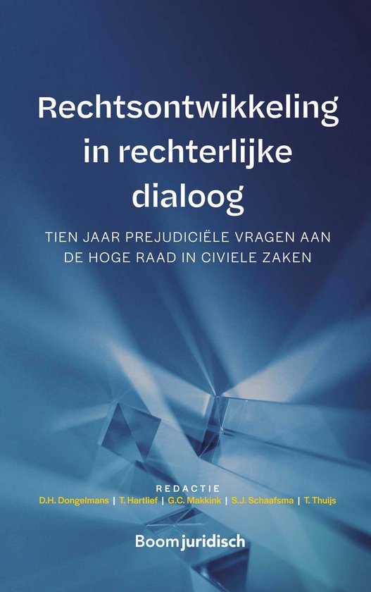 Rechtsontwikkeling in rechterlijke dialoog - cover