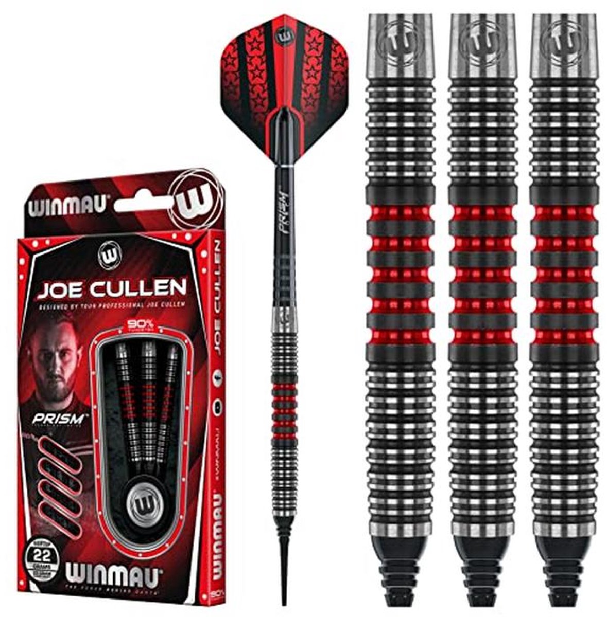 22 gram Softip Tungsten Darts Set met Flights en Stengels voor Competitief Spelen