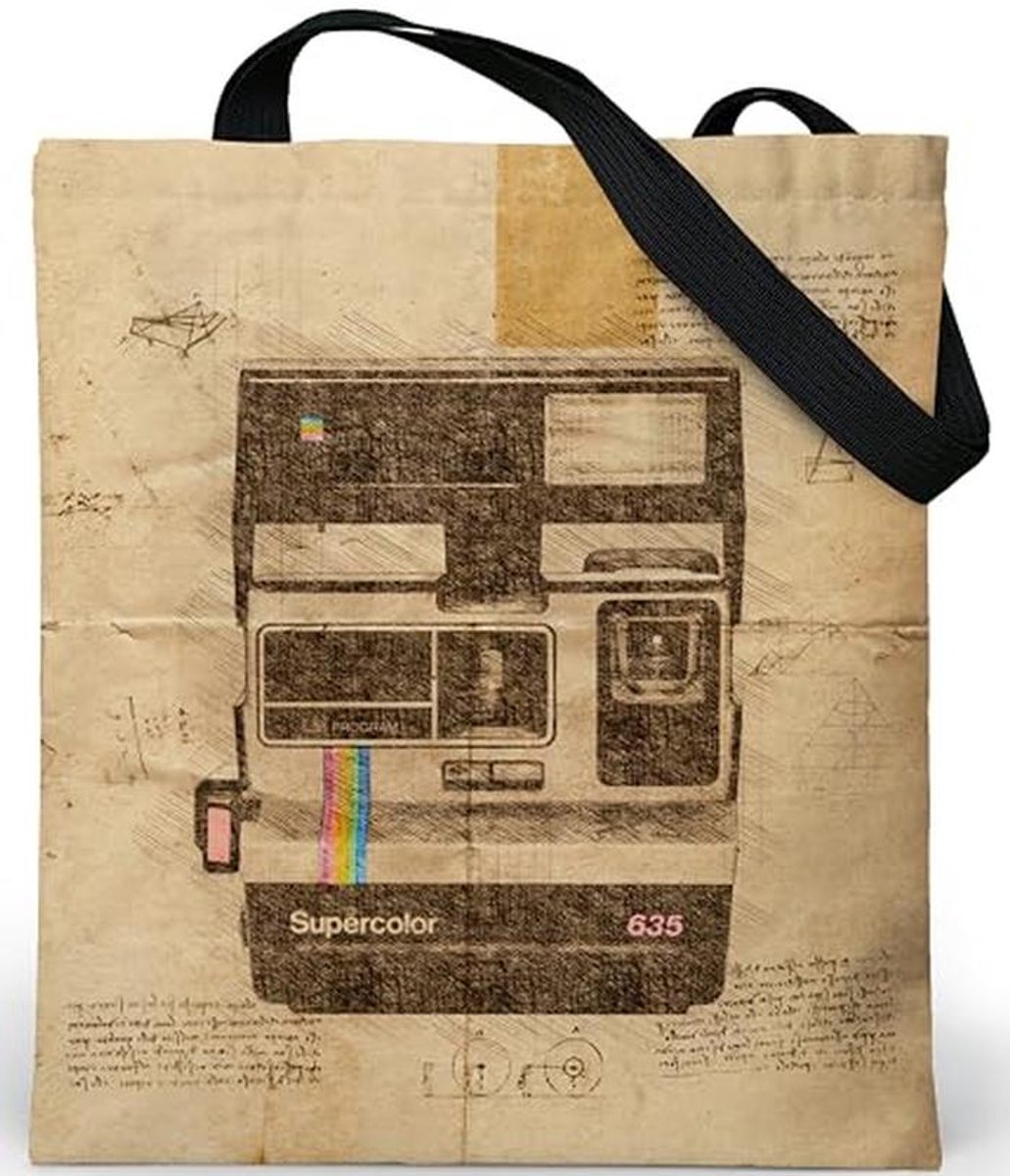 Grote Draagtassen voor Dames met Ritssluiting en Binnenzak - 37 x 42 cm Esthetisch Design