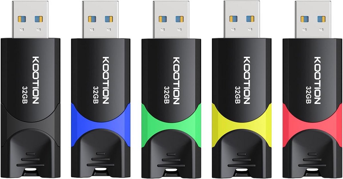 5x 32GB USB 3.0 Flashdrives - Hoge Snelheid Geheugensticks met LED-Indicator