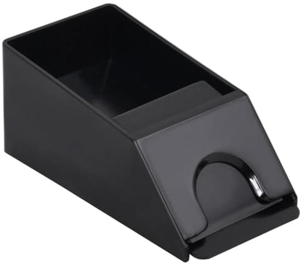 Zwarte pokerkaarten dispenser en kaarthouder - Card shoe met 2 decks