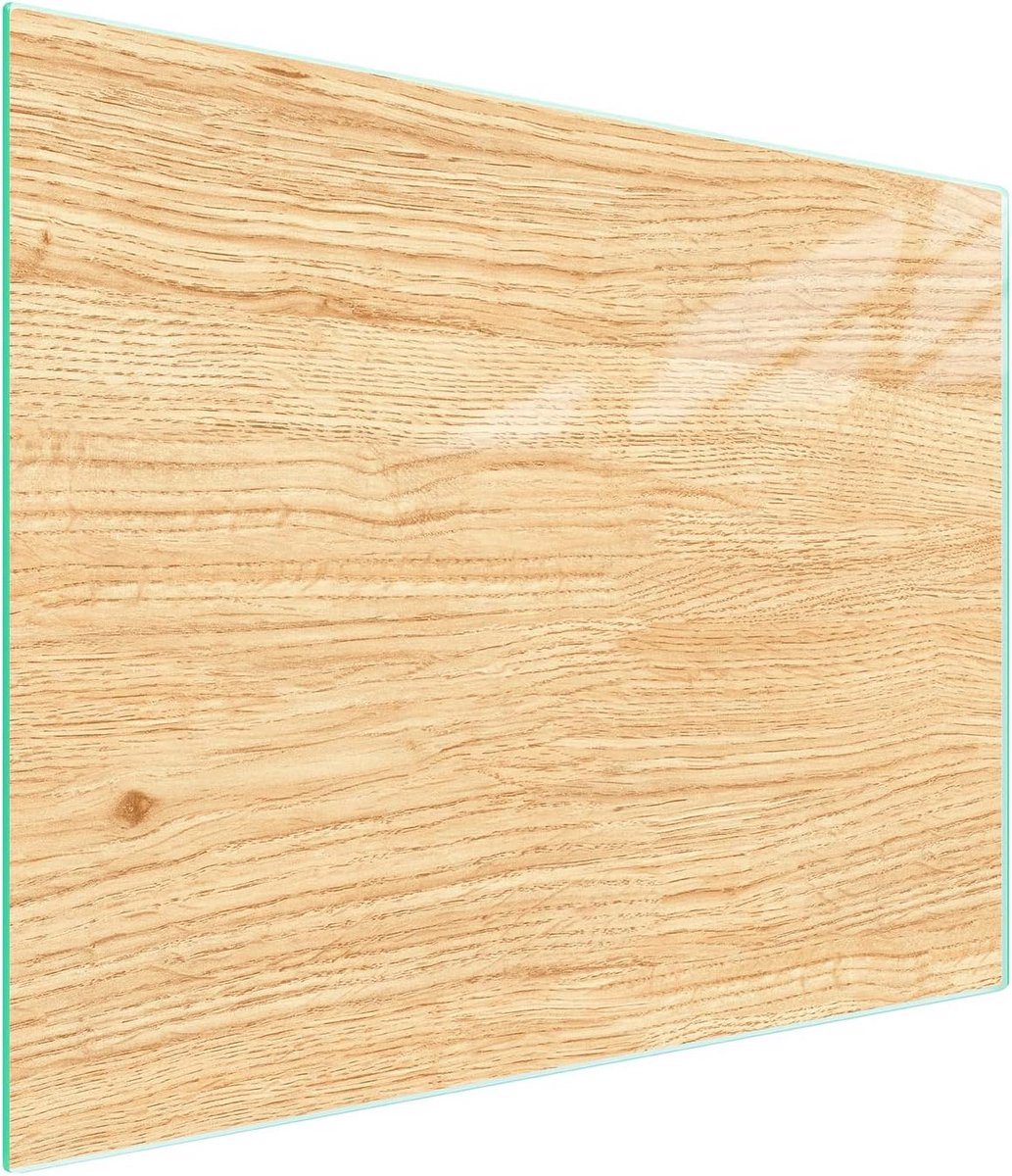 Glazen Snijplank en Fornuisafdekplaat 52x30 cm - Hittebestendig & Krasvrij