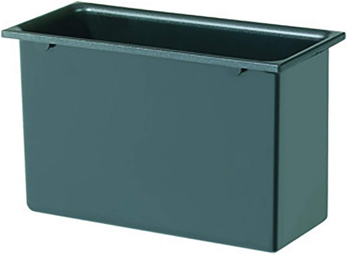 Afvalemmer met 1 Compartment - 2 Liter - 22 x 9.5 x 12.5 cm - Polypropyleen - Antracietgrijs