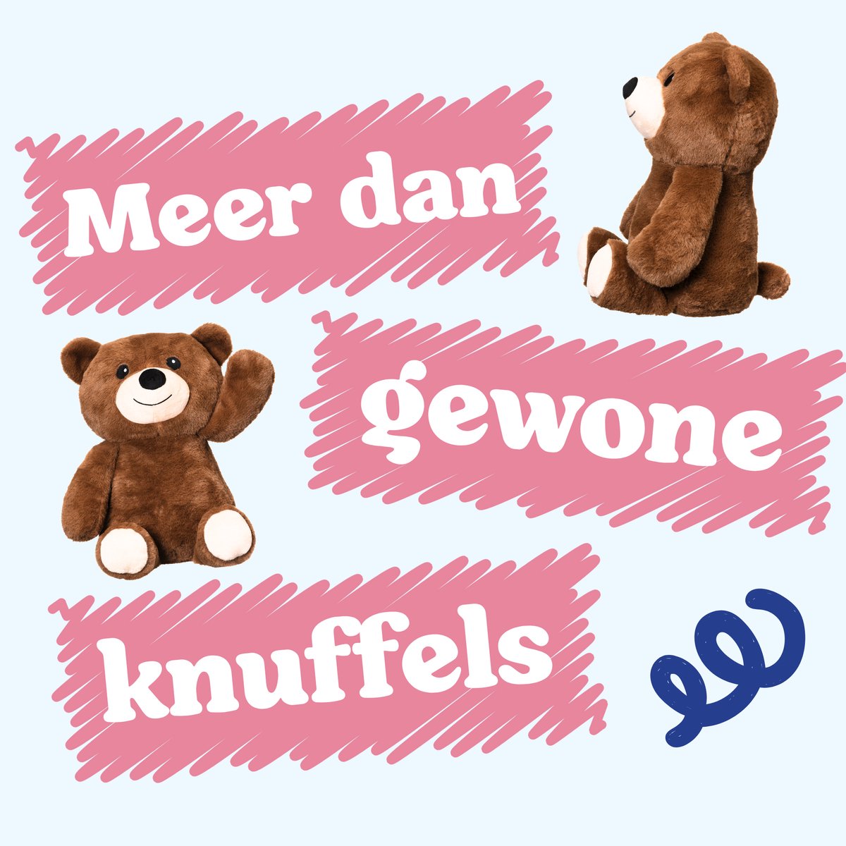 Being Together Verzwaringsknuffel Beer - Verzwaarde Knuffel 2,5kg voor Volwassenen en Kinderen - Therapeutische Beer Knuffel — afbeelding 6