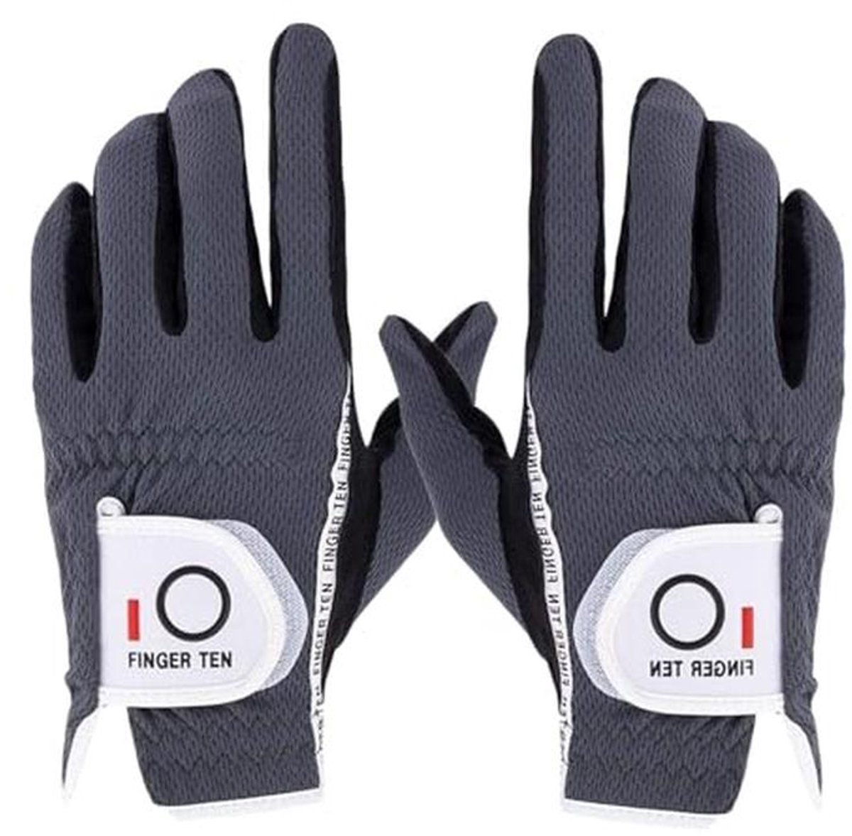 Golfhandschoenen heren linkerhand voor regen grip – slijtvast en antislip zwart grijs groen – maat S tot XXL