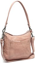 The Chesterfield Brand Leren Schoudertas Caroline Shoulderbag Vintage Rose Zalmroze