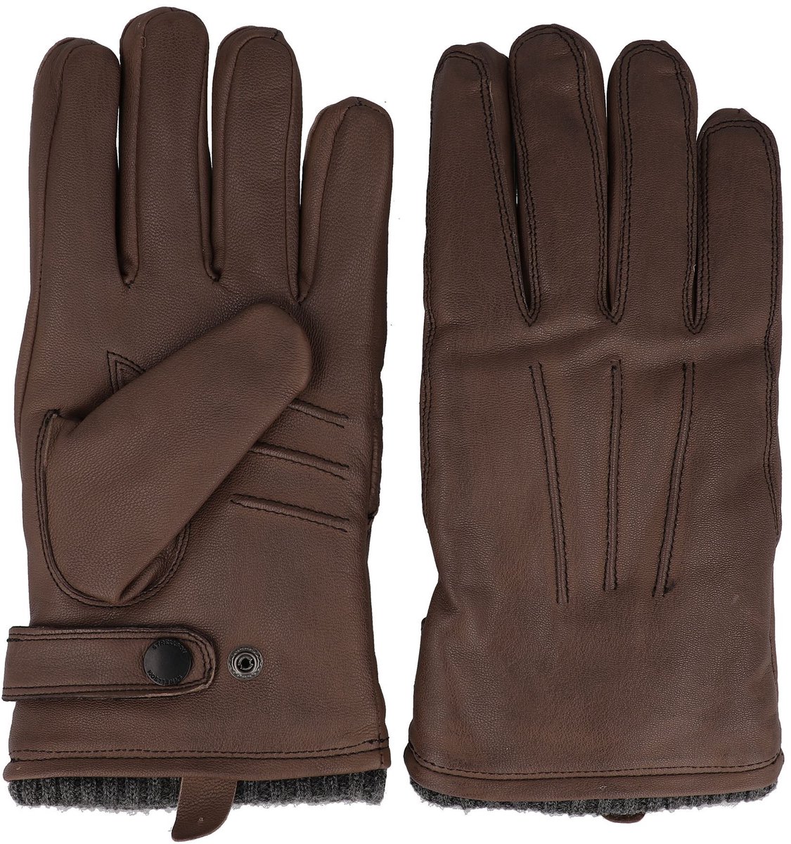 Strellson Handschoenen Leder - Jongens - cognac