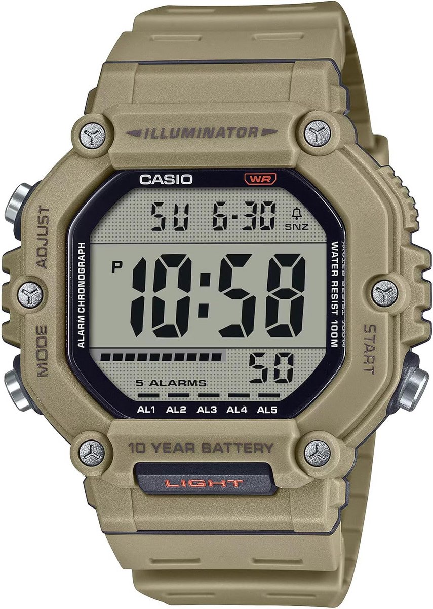 Zwart Horloge met Comfortabele Riem