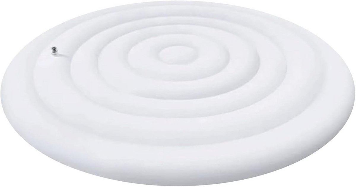 Ronde Opblaasbare Hoes voor Buiten-Spa en Jacuzzi - Warmtebehoudend en Stofdicht