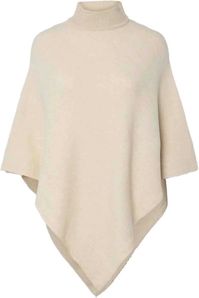 Hoge Necker Poncho Dames