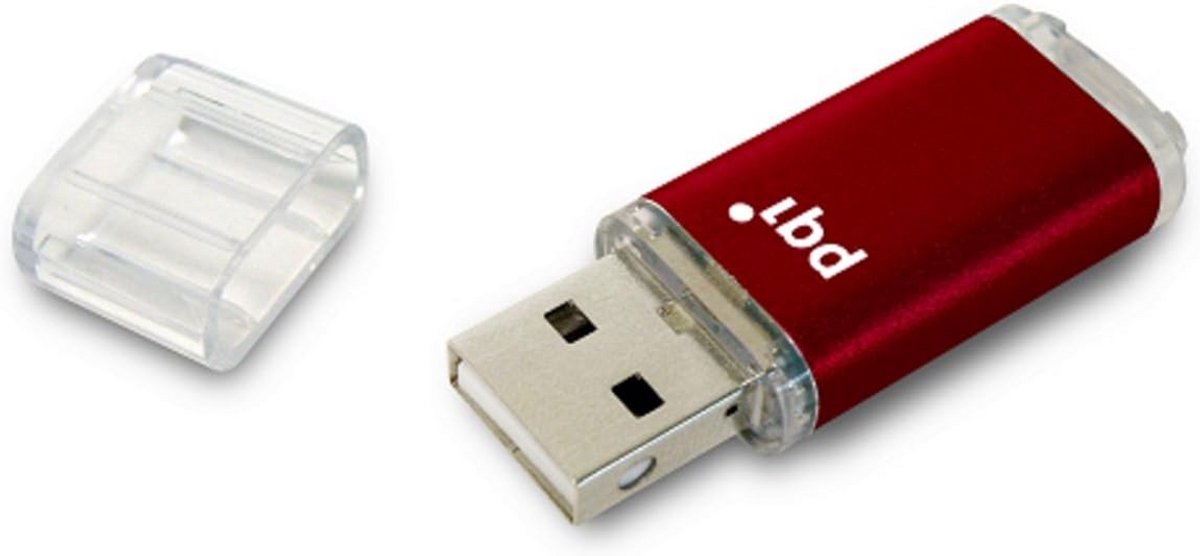 128 GB USB 3.0 Flashdrive Rood - Compacte Usb Stick met Clip