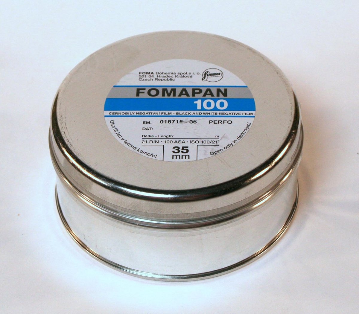 Zwart-wit Film Bulk Rol 100 ASA 35mm 30,5 meter - Hoge Resolutie