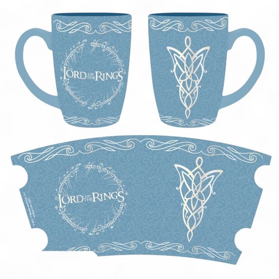 Pierre multicolore à tête d'elfe du Seigneur des Anneaux - Produit pour fans, Film, Série TV