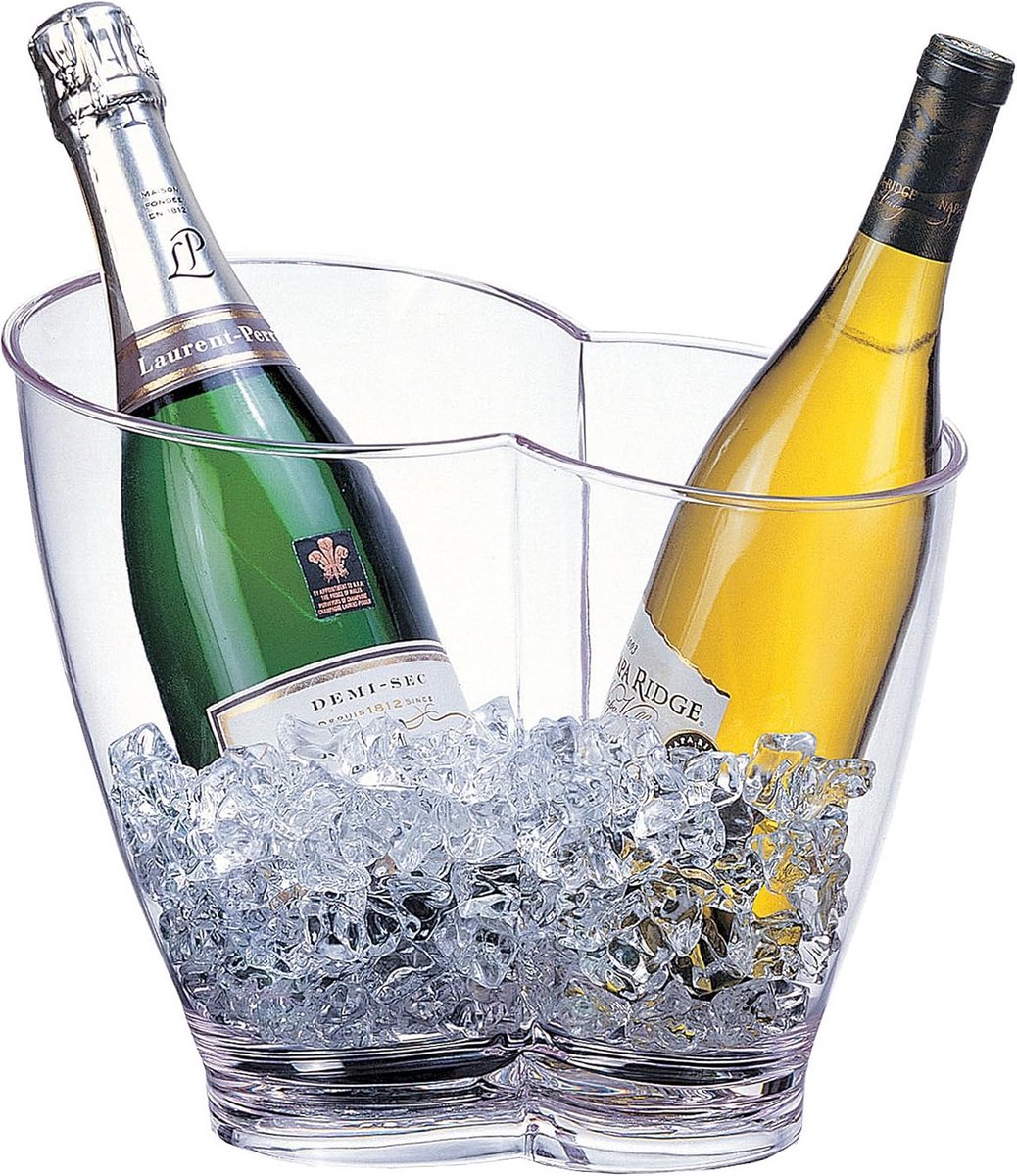 Dubbele Wijnkoeler met Isoleerfunctie - Champagne en Wijn Fleskoeler