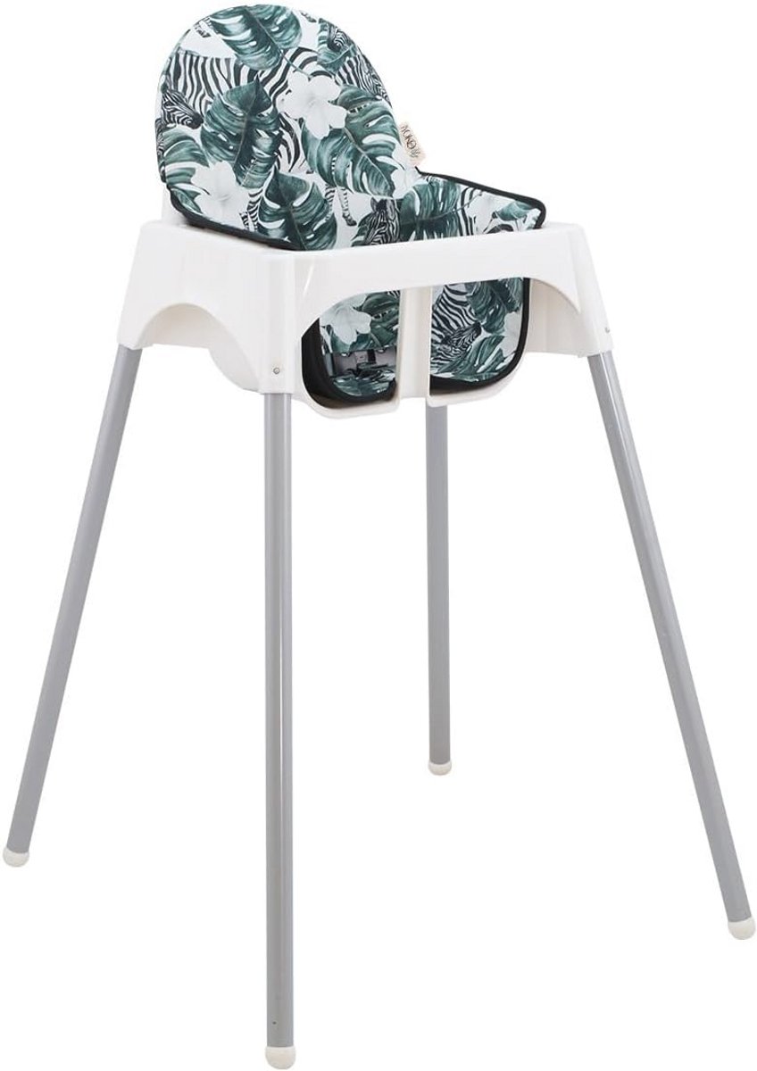Hoge Kinderstoel Kussen Geschikt voor Ikea Antilop - Zwart Ster – foto 7