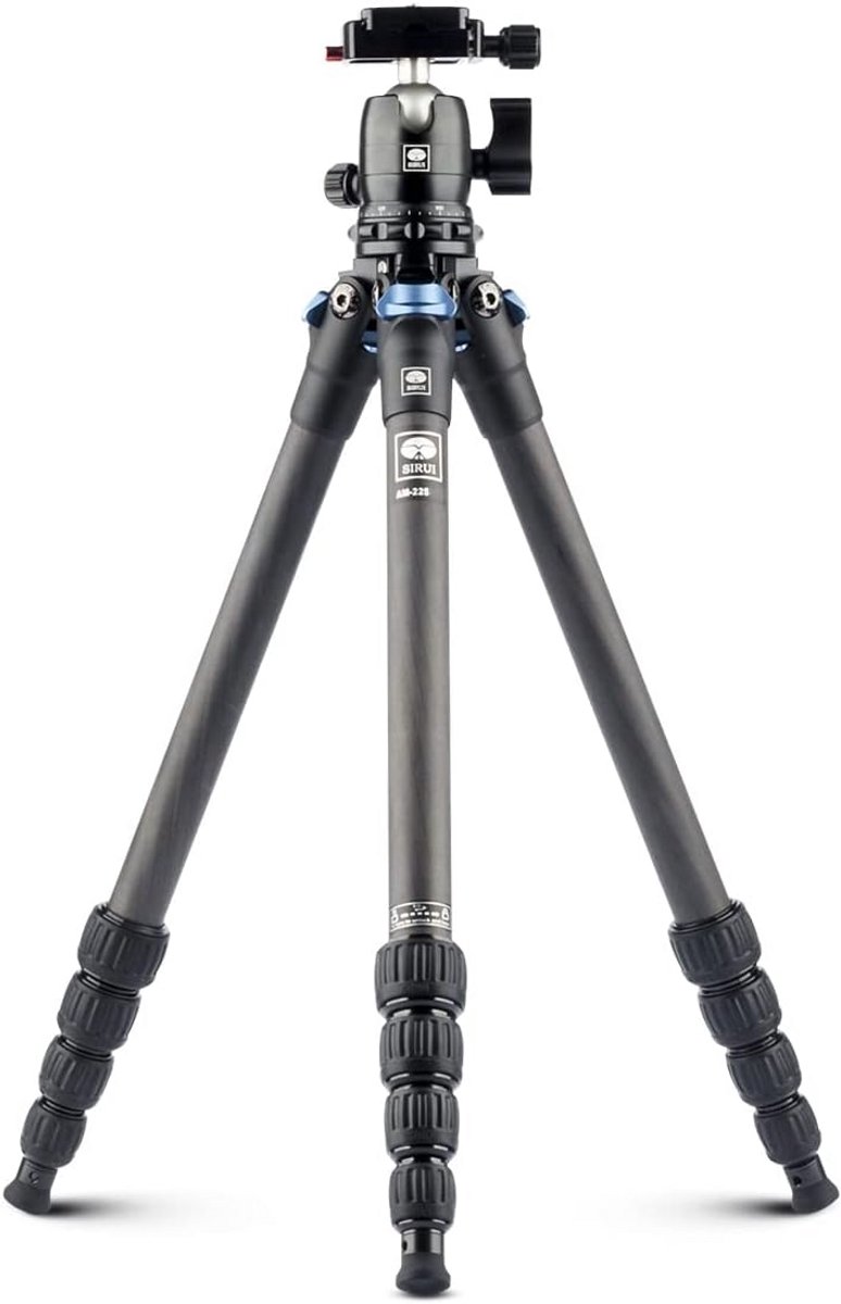 Lichtgewicht Carbon Reisstatief met 360° Panoramische Balhoofd, Maximale Belasting 6 kg