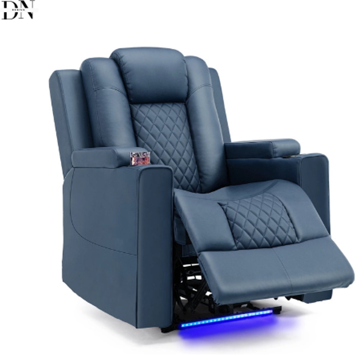 Deniva Massage Stoel Elektrisch - Inklapbaar Leer - Deniva - €549,95