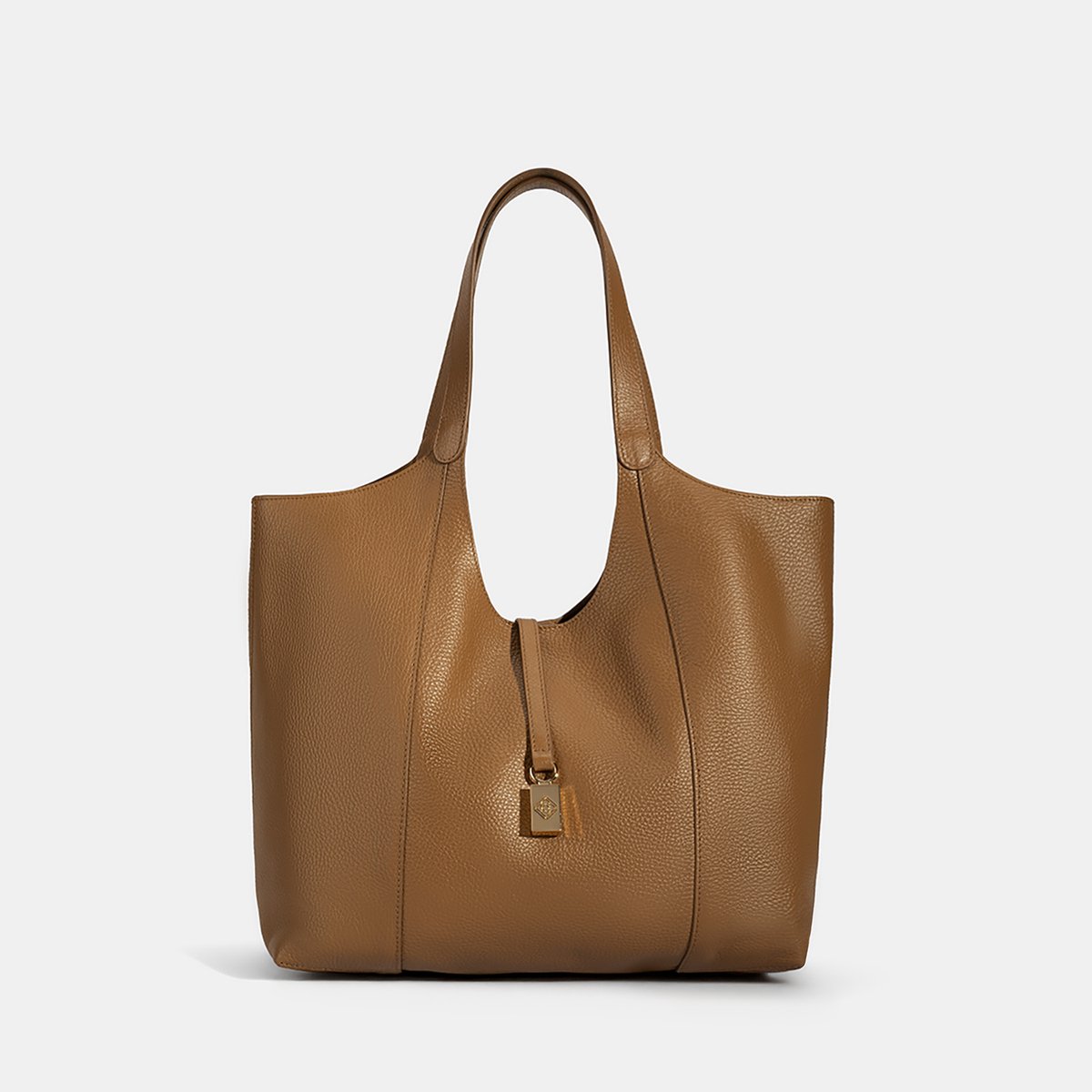 DESA Schoudertas Leer Bruin Vrouwen Maat: One Size