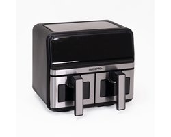 Swiss Pro+ Dubbele Airfryer Heteluchtfriteuse XXL Airfryer twee Kookvakken 8 Liter 2400 Watt Dual Zone Technologie Classic Edition Model 2026 SPAF8L2G