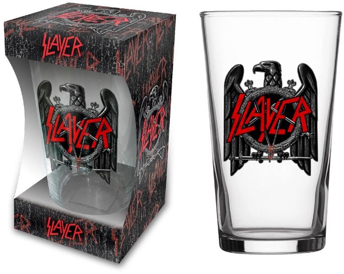 Slayer Eagle Unisex Bierglas - helder - Standard