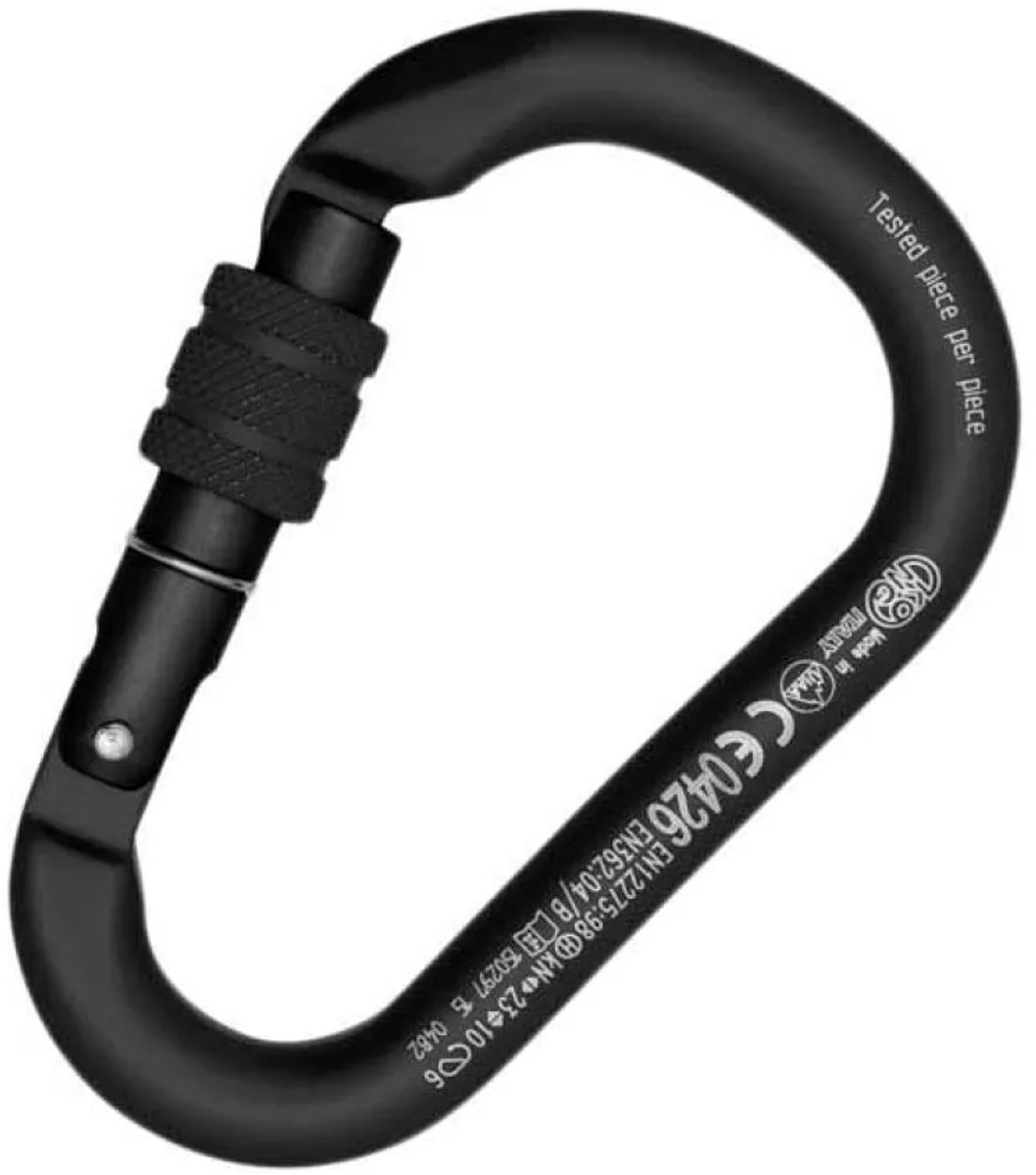 Kong Italy H.m.snapik Screw Sleeve Karabijnhaak Zwart