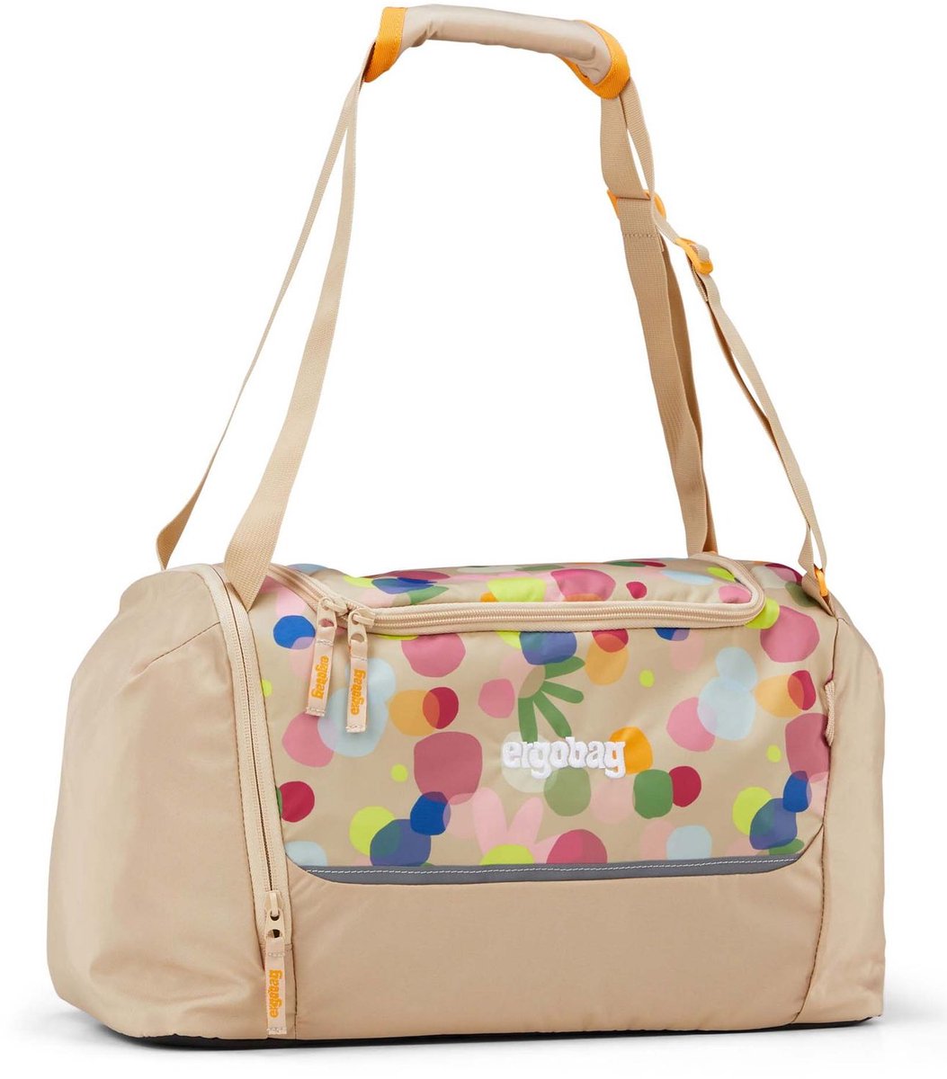 ergobag sporttas Sportbag Flower PowBär beige