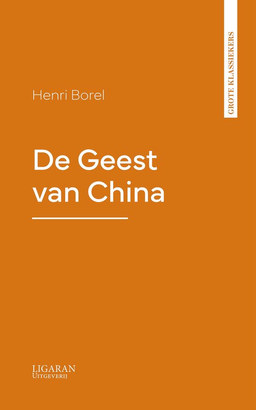 De Geest van China - cover