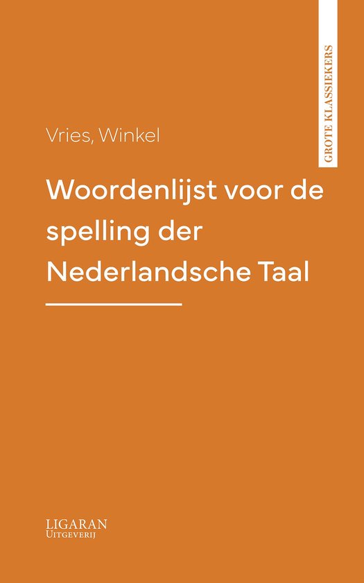 Woordenlijst voor de spelling der Nederlandsche Taal - cover