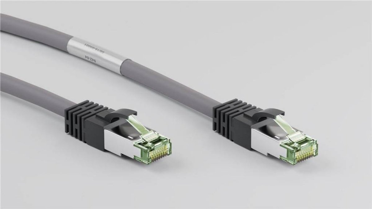 CAT8.1 S/FTP PIMF LSZH 10M Grijs - Netwerkkabel - Computerkabel - Kabel