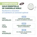 Samenstelling van biologische essentiële olie van kamille: 100% natuurlijk, puur en integraal. Zonder synthetische moleculen of chemische emulgatoren. Zonder vergelijkbare etherische oliën, alcohol of terpentijn. Niet geamputeerd, niet ontkleurd, niet verfijnd.