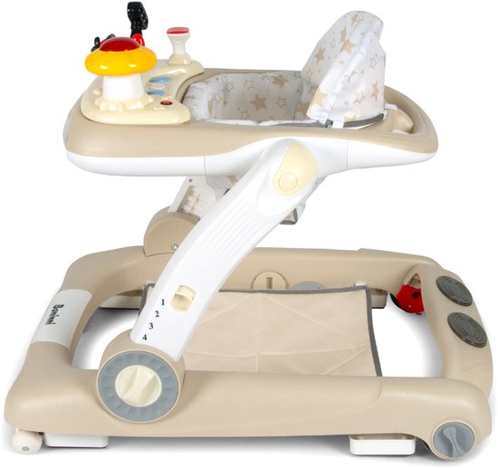Baninni Loopstoel Vico 5-in-1 Beige van Baninni — afbeelding 4