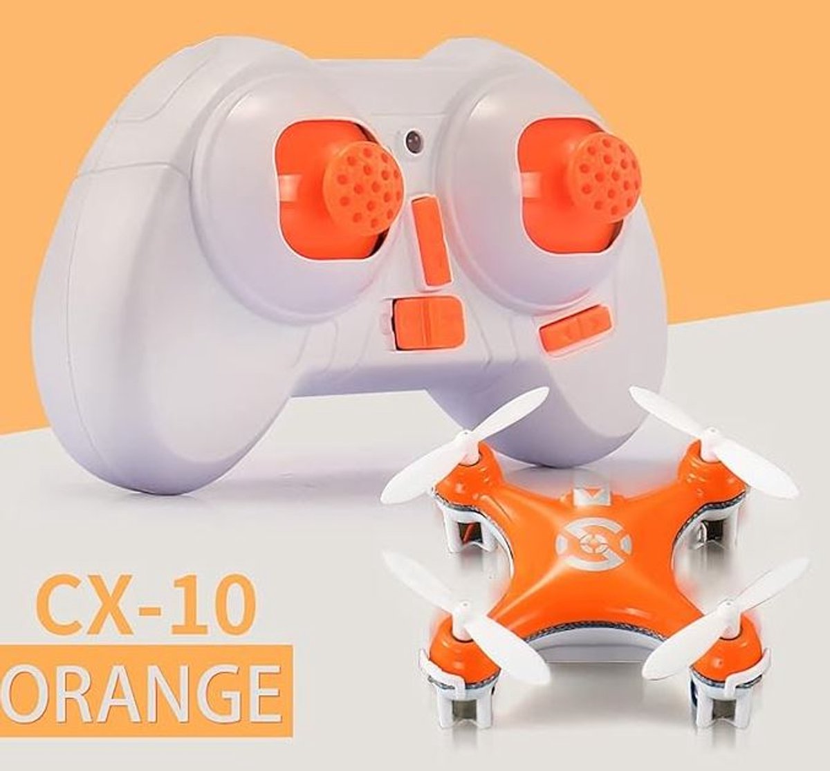 Cheerson CX-10 RC mini drone quadcopter - kleur: oranje