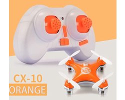 Cheerson CX-10 RC mini drone quadcopter - kleur: oranje