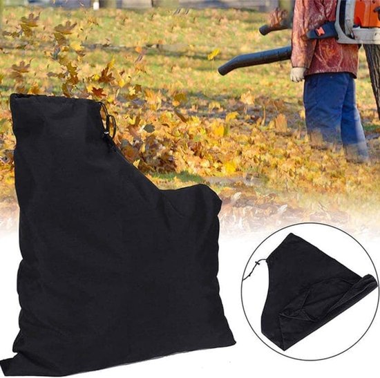 2-Pack Opvangkoffers Met Trekkoord - Bladblazer Accessoires - Tuinafval Zakken - Waterdicht Oxford Materiaal - Grote Capaciteit 60X44 Cm - Stofzuiger Zakken Voor Bladeren van Purmax — afbeelding 4