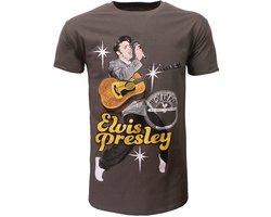 Elvis Presley Legs Swivel Dance T-Shirt - Officiële Merchandise - S