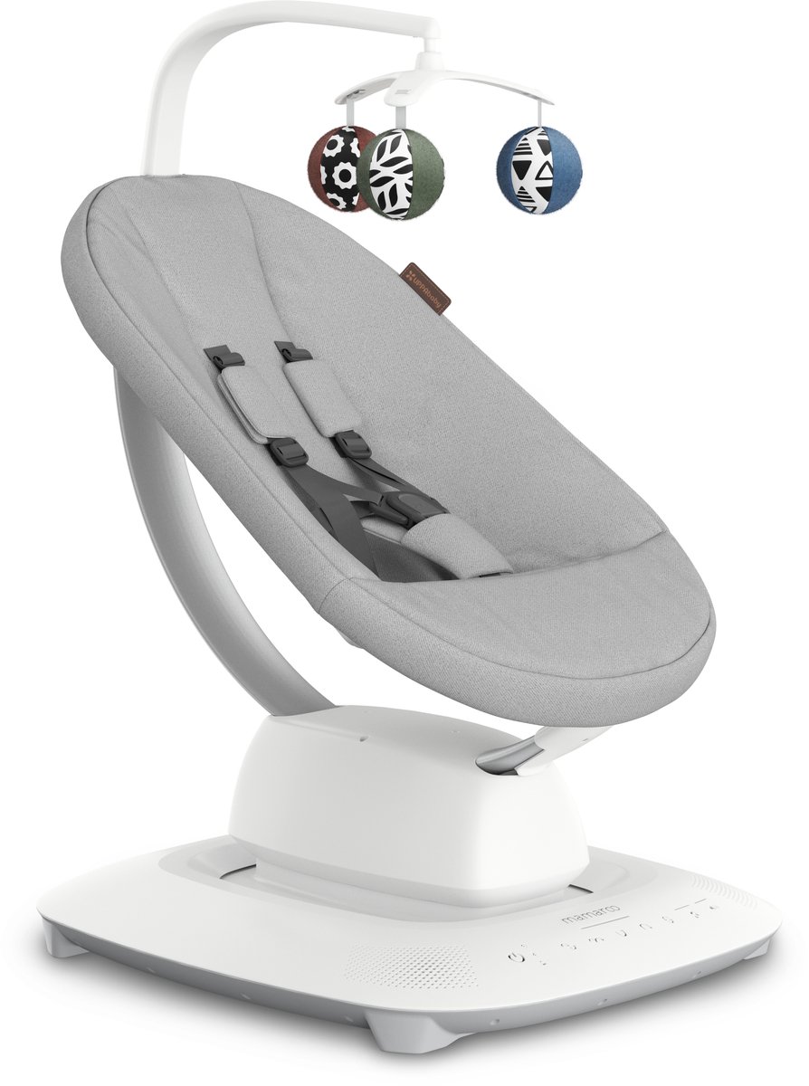 UPPAbaby Mamaroo - Smart Babyswing - Wipstoel - Stella - Grijs Mélange – foto 5