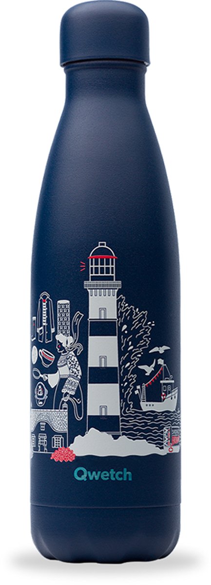 Qwetch - Isothermische fles - Originals Regio's van Frankrijk Bretagne- 500ml
