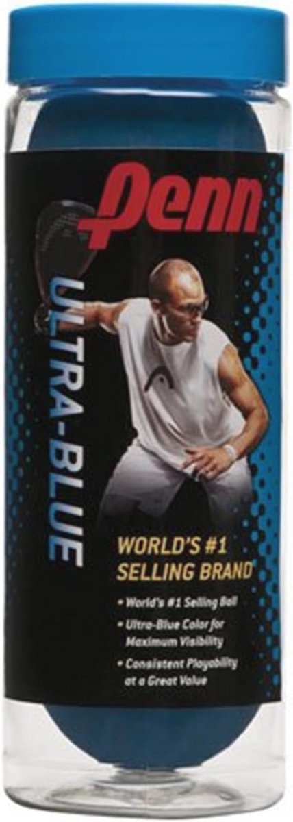Ultrablauwe Squashballen - 3 Ballen Verpakking voor Duurzaam Spel