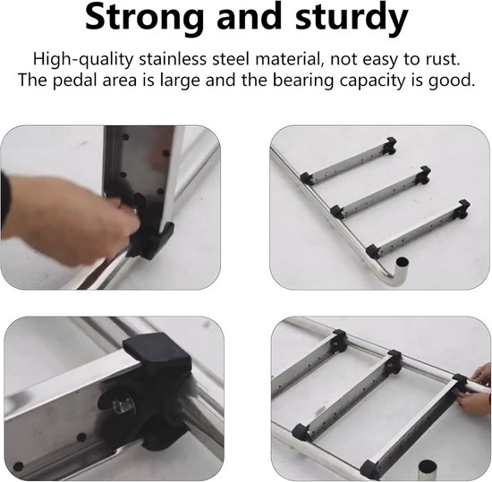 Zwembad Plastic Antislip Ladders Step Replacement Pedaal Accessoire Wit