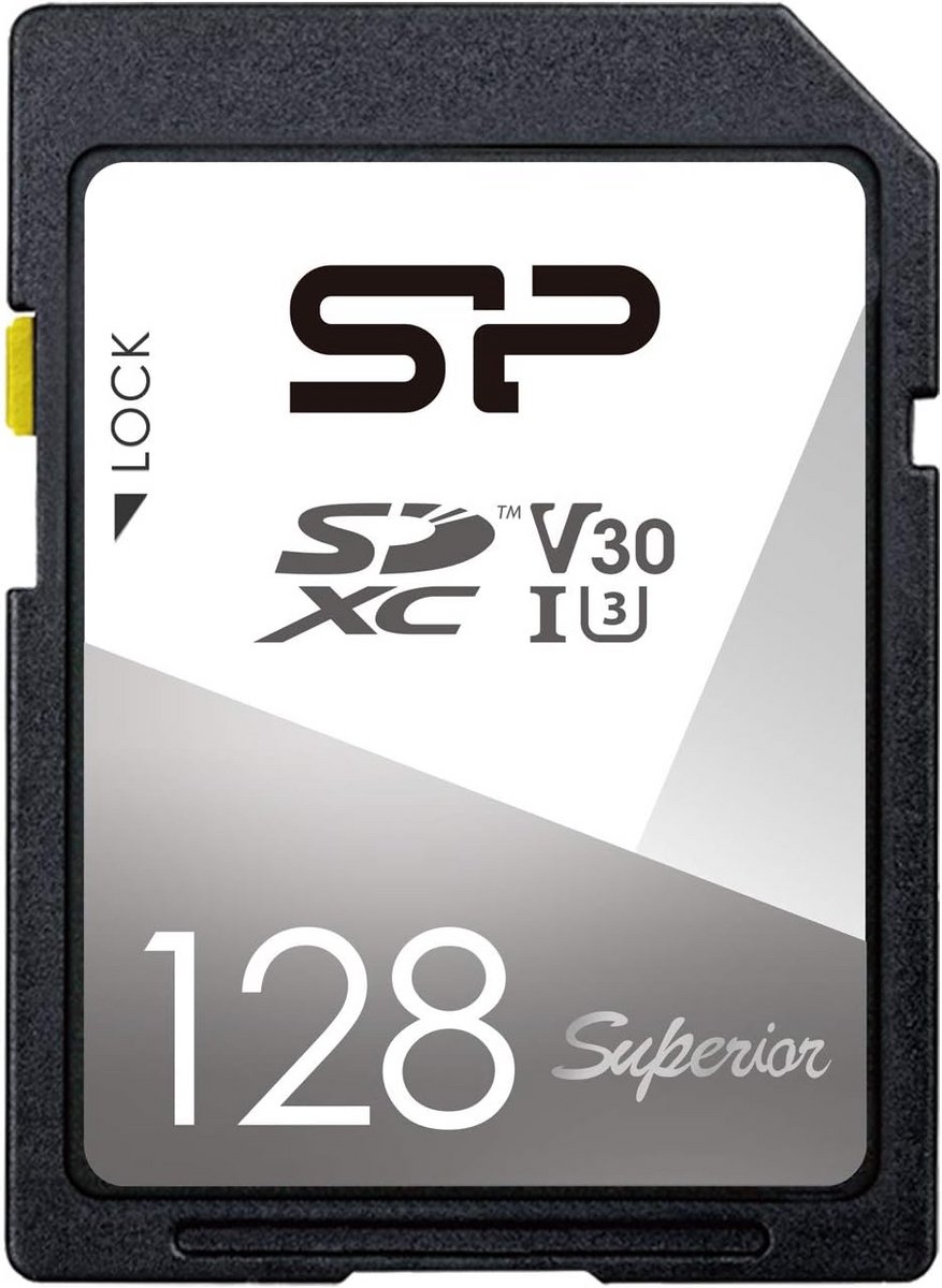 128GB UHS-1 U3 V30 SDXC Geheugenkaart voor 4K Video