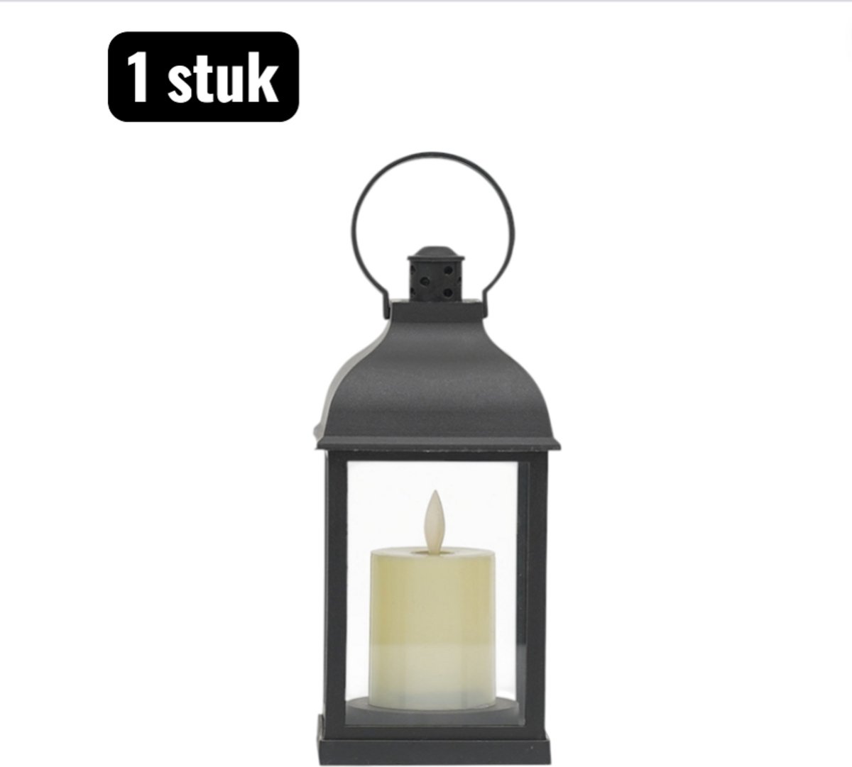 1 stuk - kandelaar - Lantaarn - Elektrische kaarslamp - Camping lamp - Elektrische Kaarsla